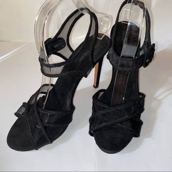 Zara Peep Toe Cut Out Stiletto Sandal EU 41 US 10 - Picture 2 of 8